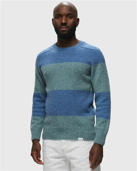 Edmmond Studios Stripes Sweater Blue Pullovers Edmmond Studios