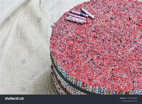Close-up Traditional Matchstick Firecrackers Known Petasan Stock Photo ...