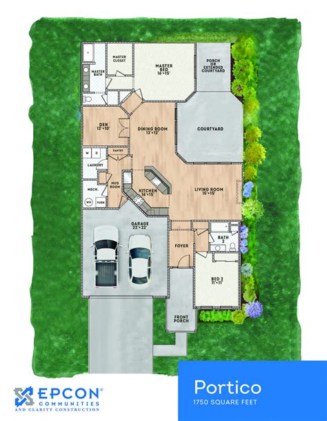 The Portico Floorplan - Epcon DSM