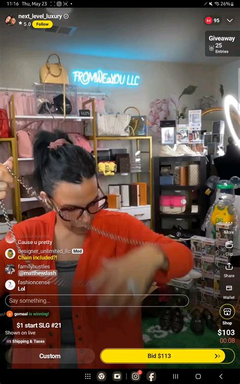 Next Level Luxury shill bidding with Designer Unlimited 1 of 3 videos : r/whatnotapp