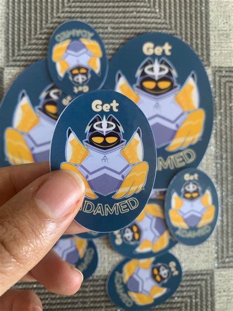 Squished Adam Sticker - Etsy