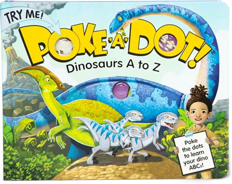Amazon.com: Melissa & Doug Children's Book - Poke-A-Dot: Dinosaurs A to ...