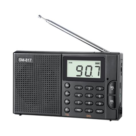 SEMIER Portable AM FM SW Bluetooth Radio with 1200mah Rechargeable ...