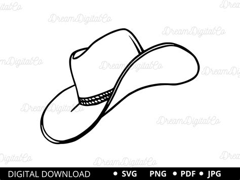 Cowboy Hat Svg, Cowboy Svg, Cowgirl Hat Svg, Western Svg, Cowboy Hat ...
