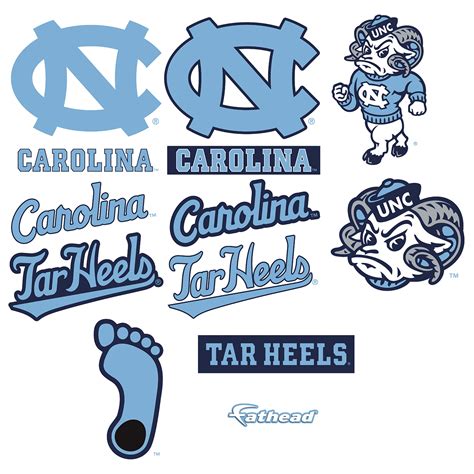 North carolina tar heels secondary logo history – Artofit