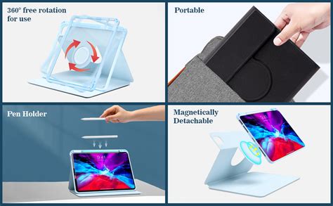 Keyboard Case for 10th gen 2022 & 11th (A16, 2025), Multi-Gesture ...