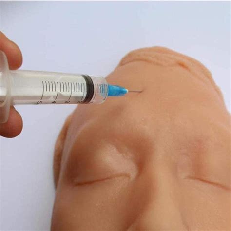 Silicone Head Facial Mannequin Training Pad Face Skin Suture Surgery ...