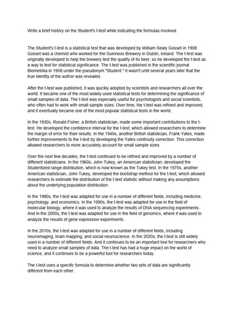 Image result for Student T-Test Using T Table