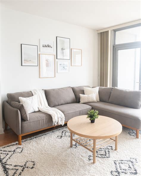 Grey Sectional Couch 的图像结果