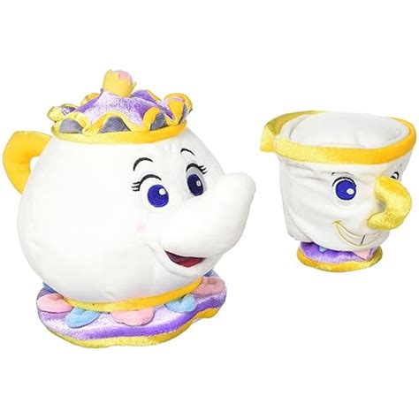 Buy Disney Mrs. Potts 9 and Chip 5 Lg. Plush Set Beauty and the Beast ...
