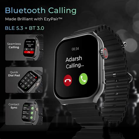 beatxp Marv Ultra 2.01 HD Bluetooth Calling Smart Watch, Metal Body ...