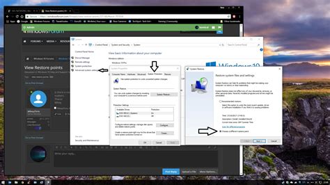 View Restore Points 的图像结果