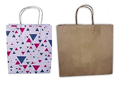 Paper Bag Multicolor Designed (Pack of 200) : Amazon.in: Home & Kitchen