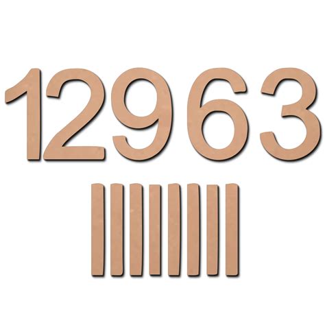MDF Number with Stick – ShopTwiz