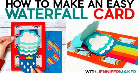 Image result for Waterfall Card Large Tutorial