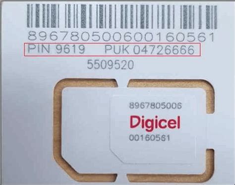 Image result for Find PUK Code on Phone Box