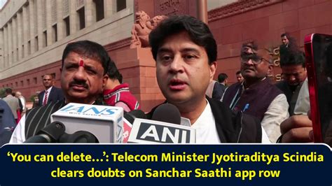 ‘You can delete…’: Telecom Minister Jyotiraditya Scindia clears doubts ...