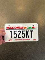 Wisconsin ATV/UTV Personalized License Plate - Etsy