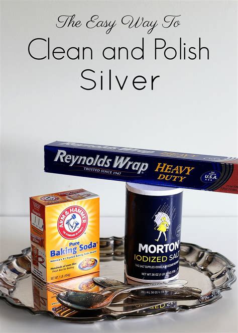 Clean Silver With Baking Soda And Aluminum Foil