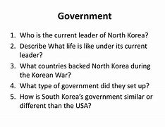 government of south korea