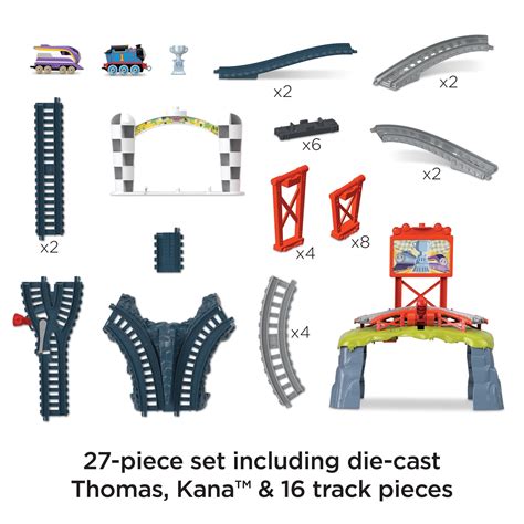 Buy Thomas & Friends Race for the Sodor Cup Push-Along Train Track Set ...