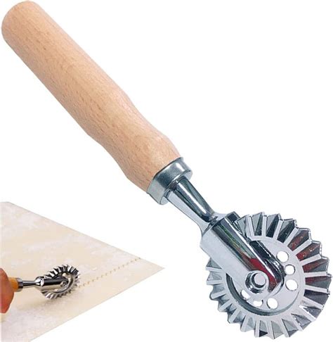 Ziediop Pastry Wheel Cutter, Ravioli Pasta Dumpling Lasagna Pierogi, 6. ...