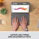 Logitech Combo Touch (7th, 8th & 9th Gen) Precision trackpad, Smart ...