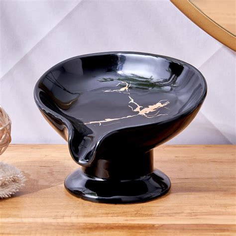 Buy Aubree Sparkle Ceramic Soap Dish from Home Centre at just INR 499.0