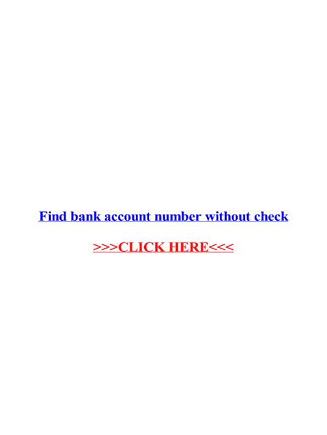 Image result for How to Check Account Number without Code
