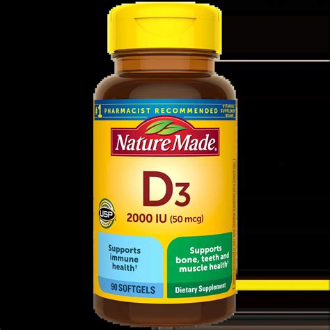 Vitamin D3 2000 IU (50 mcg) Softgels - Doctor Thyroid