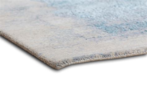 Azure Wool Viscose Hand knotted Rug – The Rugs Story