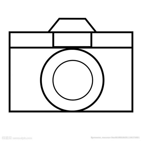 相机简笔画设计图__图片素材_其他_设计图库_昵图网nipic.com
