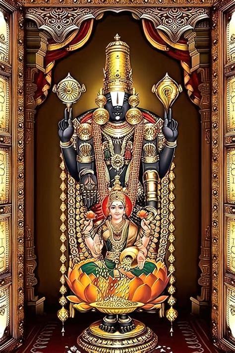 wallpics® Tirupati Balaji Poster for Wall | Lord Tirupati Poster for ...