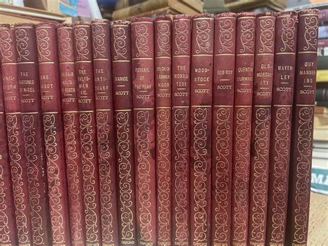 Sir Walter Scott Novels in 24 Volumes | Sir Walter Scott