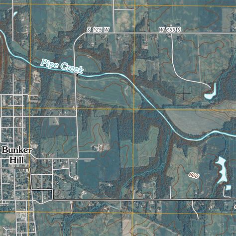 Bunker Hill, IN (2010, 24000-Scale) Map by United States Geological ...