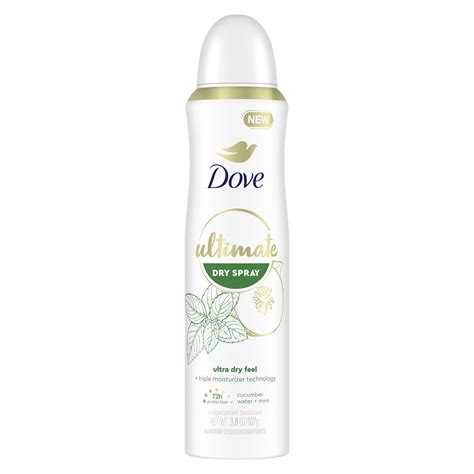 Dove Ultimate Antiperspirant Deodorant Dry Spray Coconut & Sandalwood ...