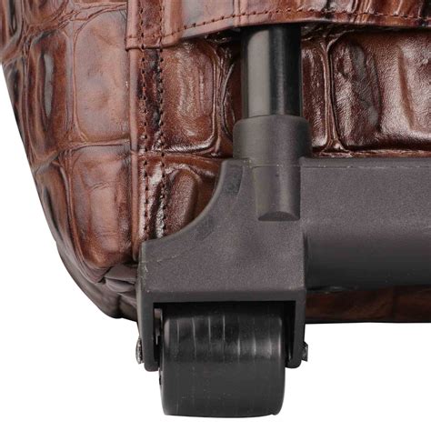 Trolley Bag|Luxury Travel Bags With Wheels|Leather Duffle Trolley Bag ...