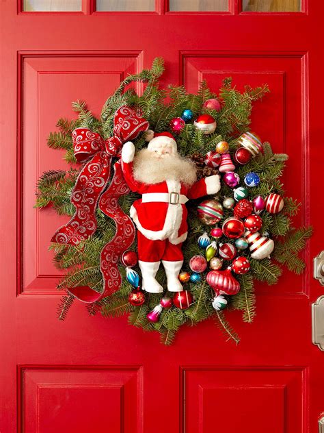 Christmas Wreath On Door