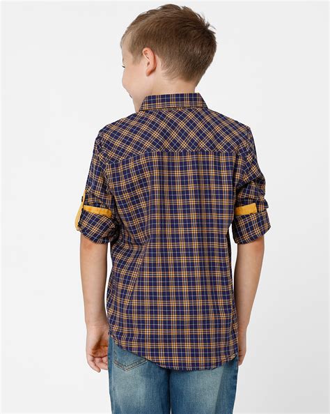 Yellow Checked Shirt