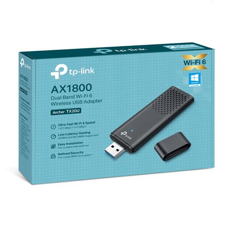 Archer TX20U | AX1800 Dual Band Wi-Fi 6 Wireless USB Adapter | TP-Link ...