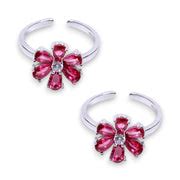 Taraash - 925 Sterling Silver Toe Rings for Women