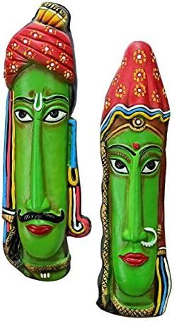Buy Mukherjee Earthenware Handicraft'S Terracotta Maa Durga Sherawali ...