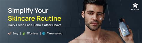 Buy Muster Daily Fresh After Shave Face Balm for Men | 100 ml | Alcohol ...