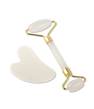 Jade Roller & Guasha Stone Online - Face Massager Roller – Faces Canada