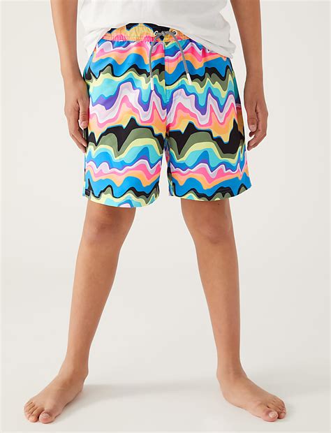 Buy Holographic Print Swim Shorts at Marks & Spencer