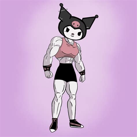 buff kuromi | Hello kitty pictures, Hello kitty art, Hello kitty