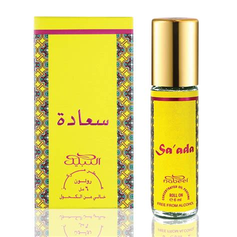 Nabeel - Sa'ada Premium Attar Roll-on Perfume Oil,6ml | 100% Non ...