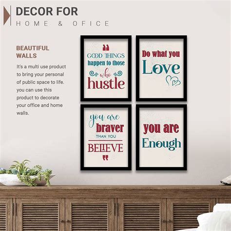 Motivational Quotes Framed Posters - Kotart