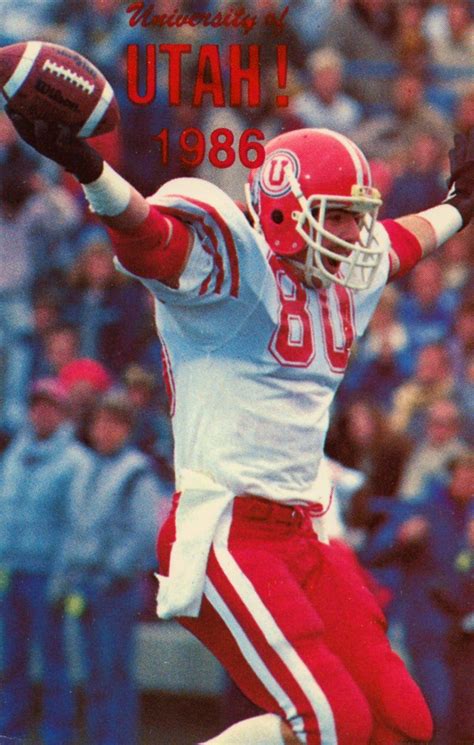 1986 Utah Utes Football Poster by Row One Brand Wall Art