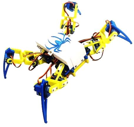 Techno-Tirupati 12 DOF Quadruped Spider Robot Without Motors and ...